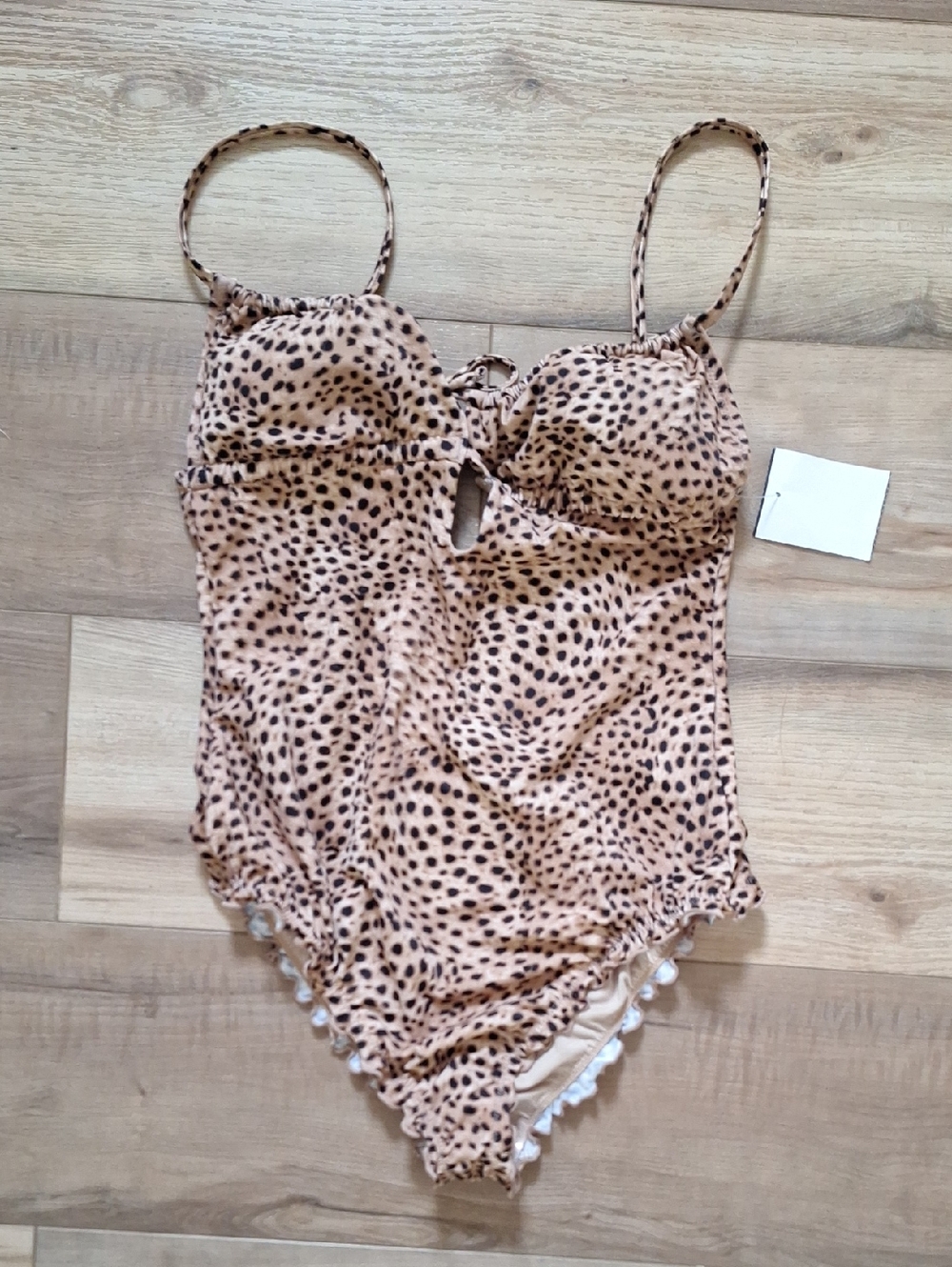 Shade & Shore Swimsuit One Piece Animal Print Leopard Cheetah